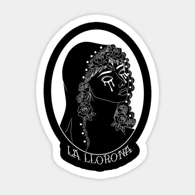 La Llorona 🤍 Sticker by Throwin9afit